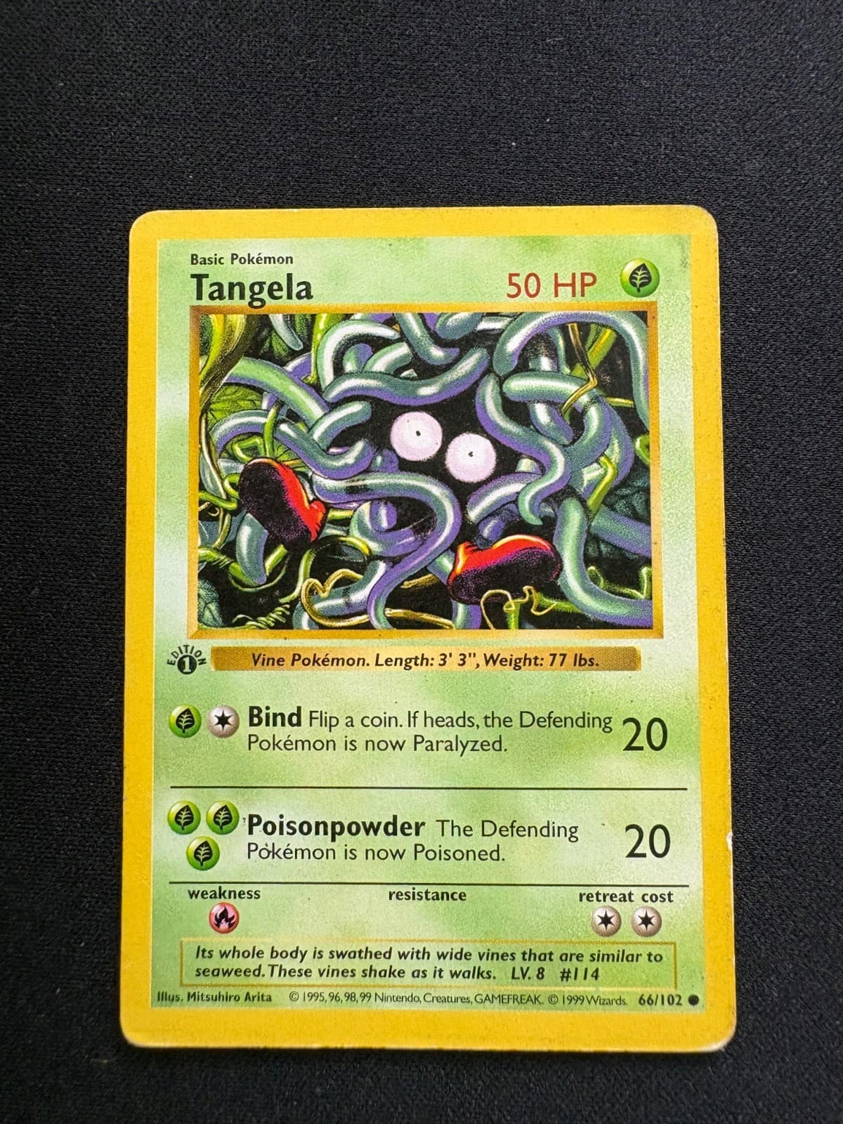 Tangela 1999 pokemon_tcg