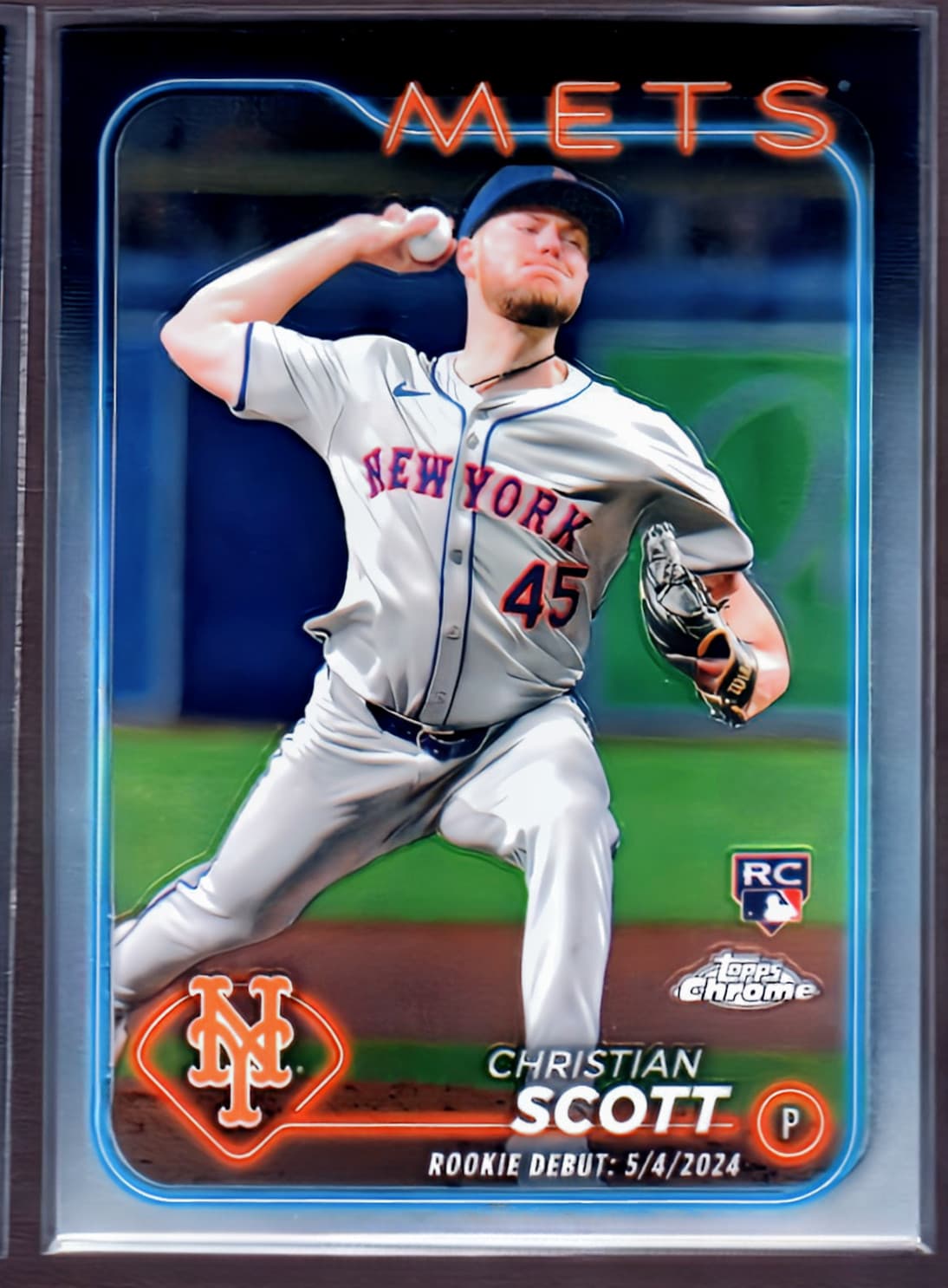 Christian Scott trading card