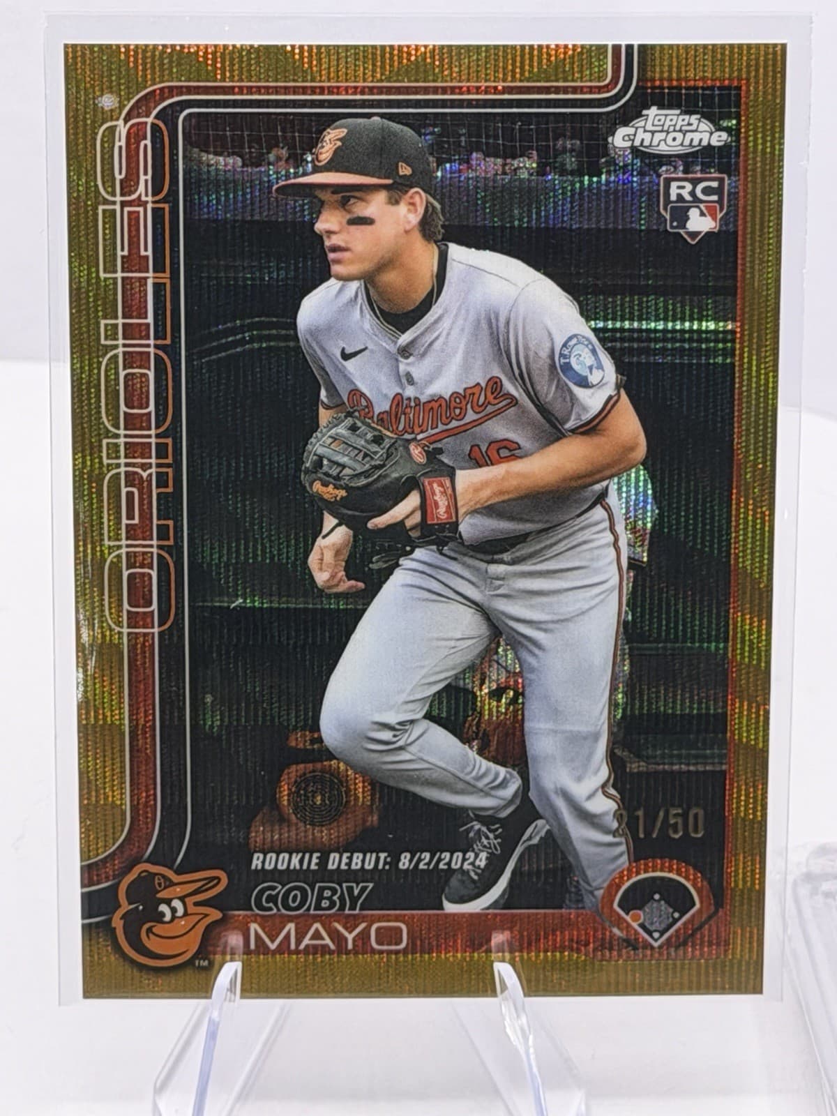 Coby Mayo trading card