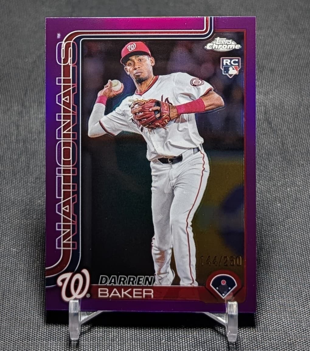 Darren Baker trading card