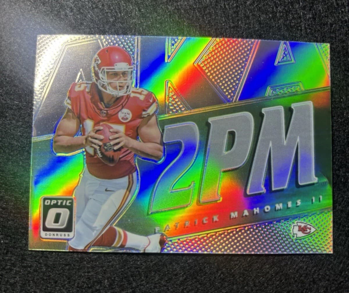 Patrick Mahomes II 2017 panini Donruss Optic