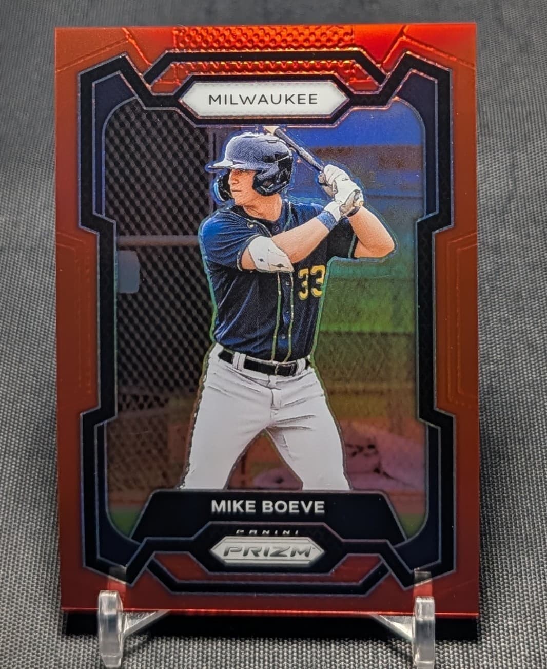 Mike Boeve trading card