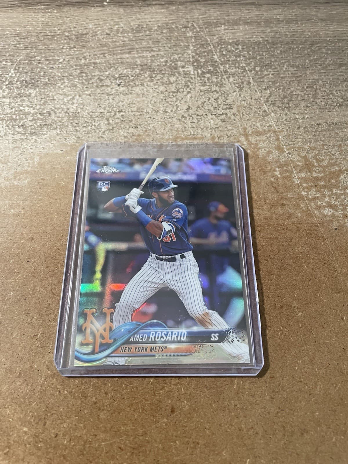 Amed Rosario 2018 topps Topps Chrome Refractor