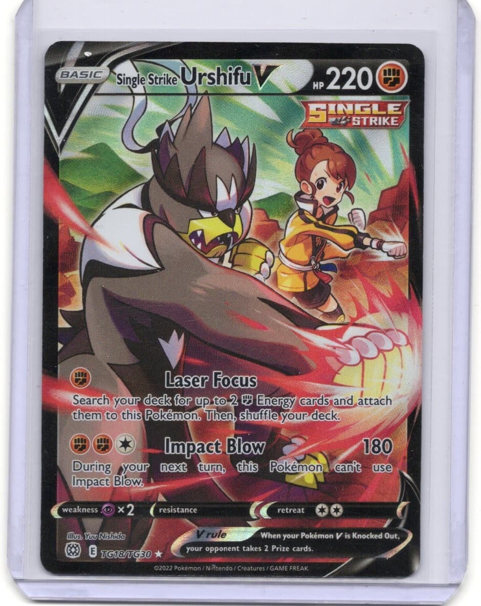 Single Strike Urshifu V trading card