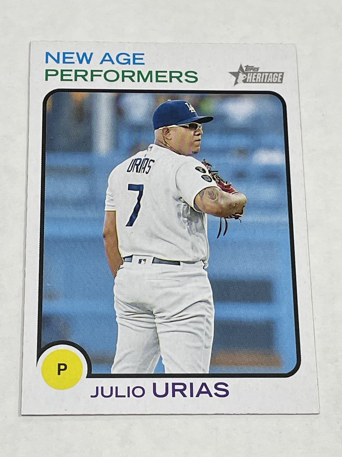 Julio Urias trading card