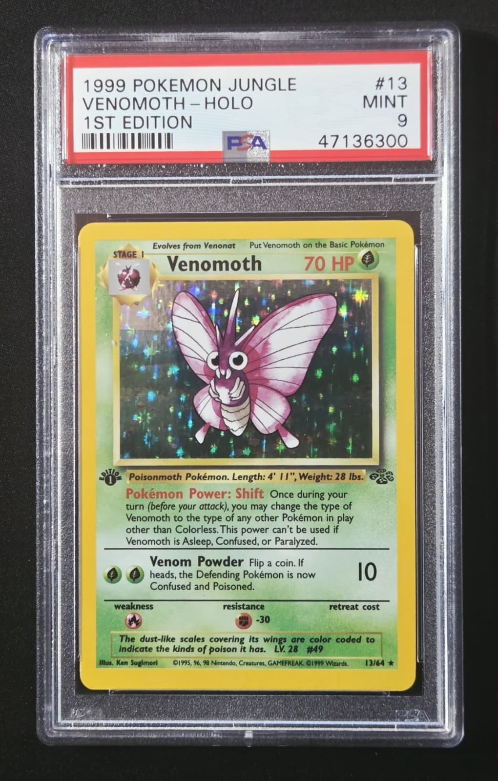 Venomoth 1999 Pokemon Jungle