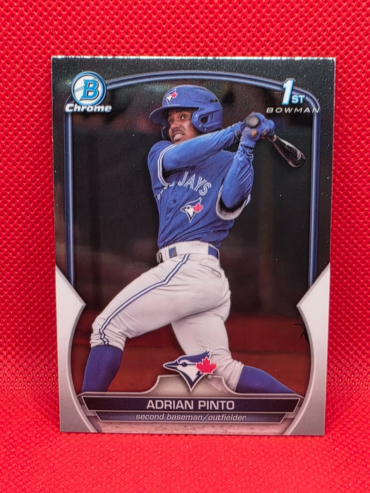 Adrian Pinto trading card