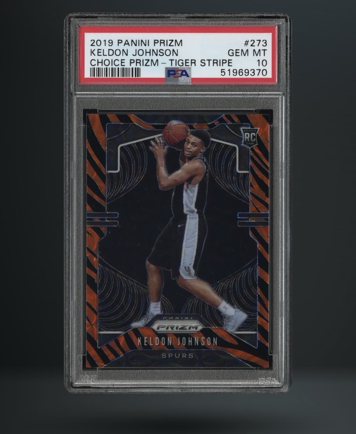 Keldon Johnson trading card