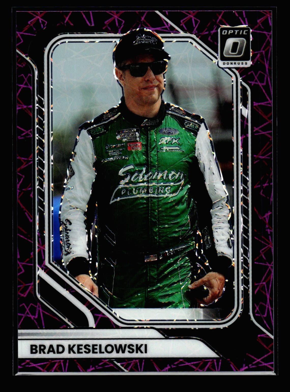 Brad Keselowski trading card