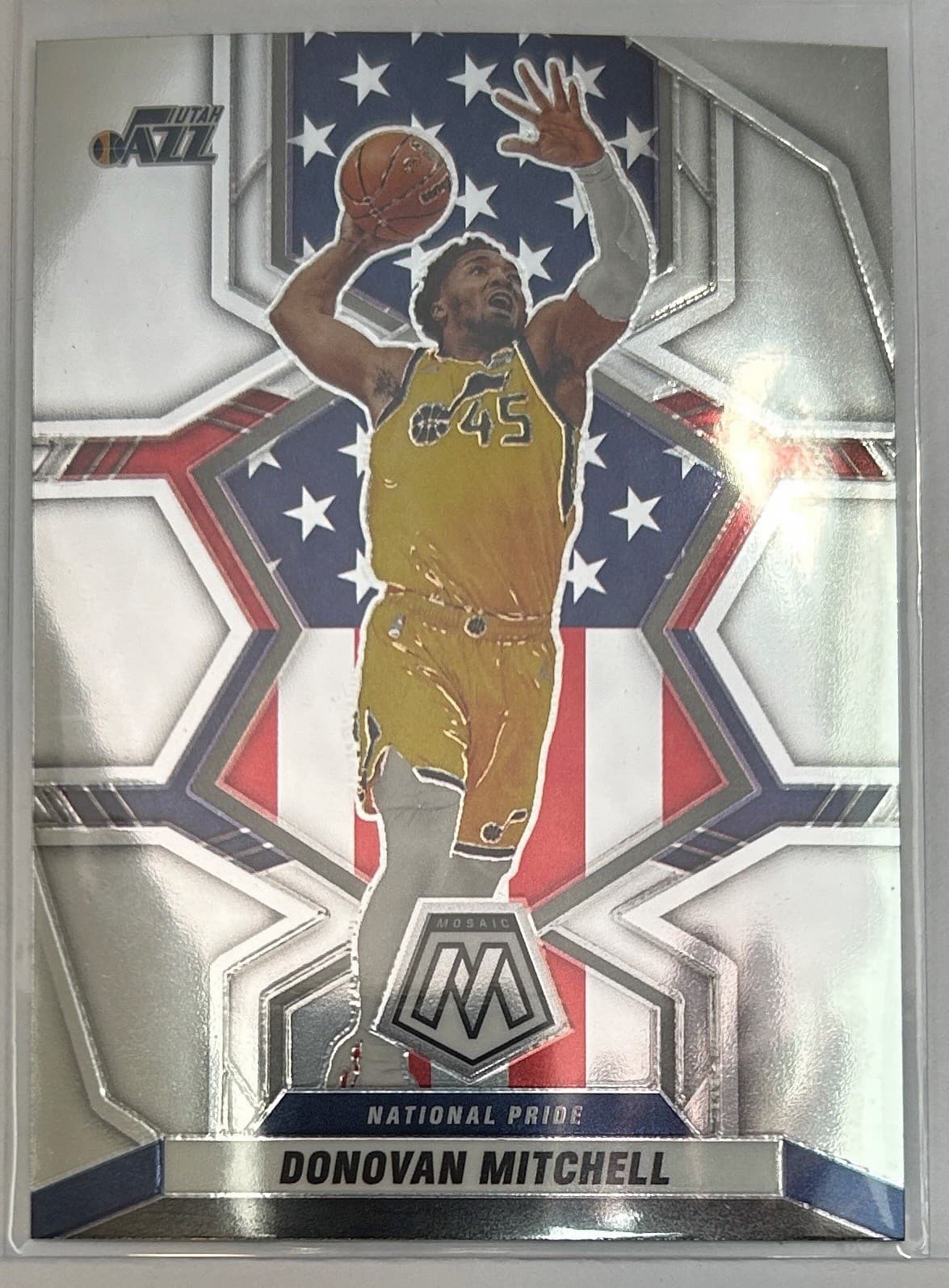 Donovan Mitchell 2021 panini Panini Mosaic