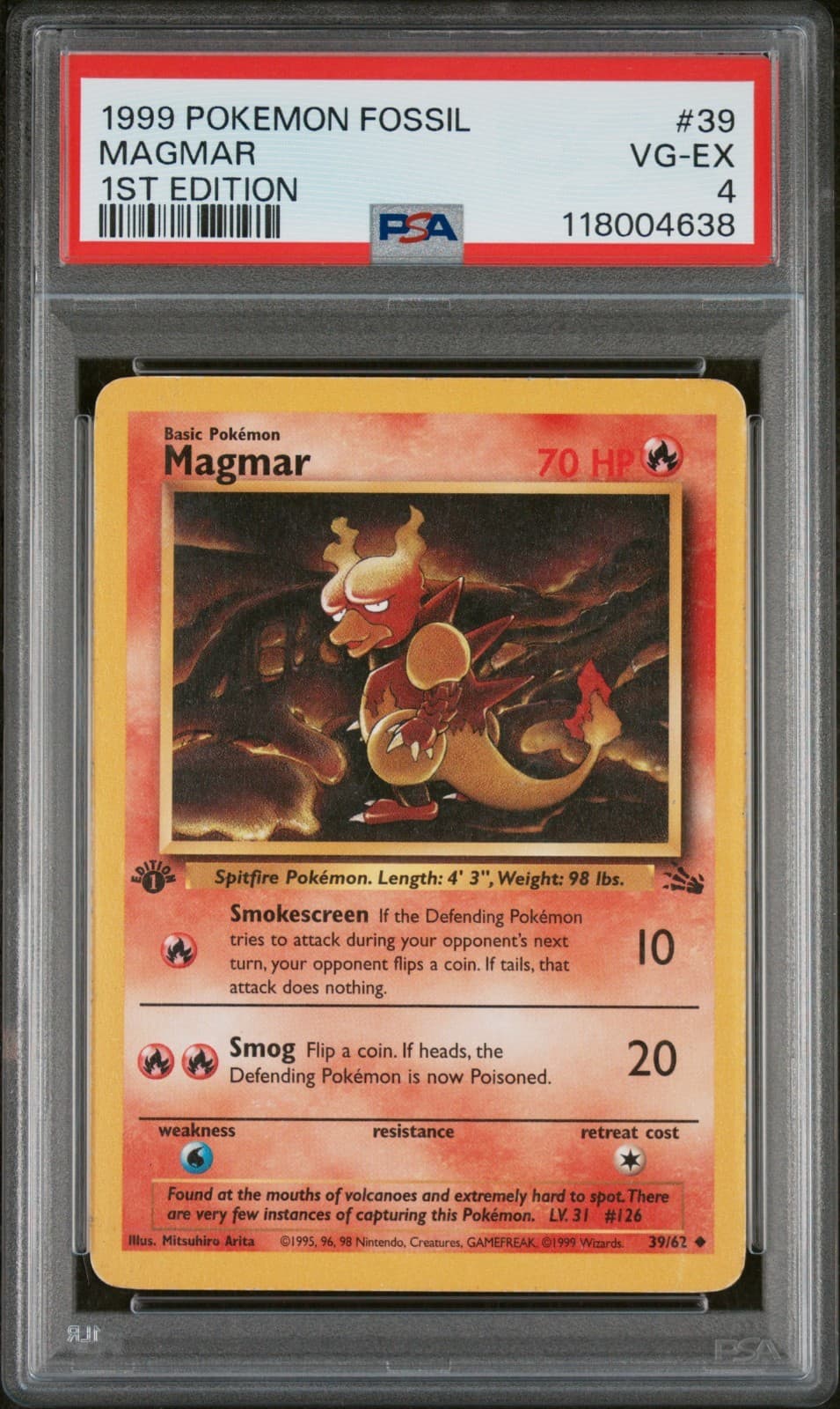 Magmar 1999 Pokemon