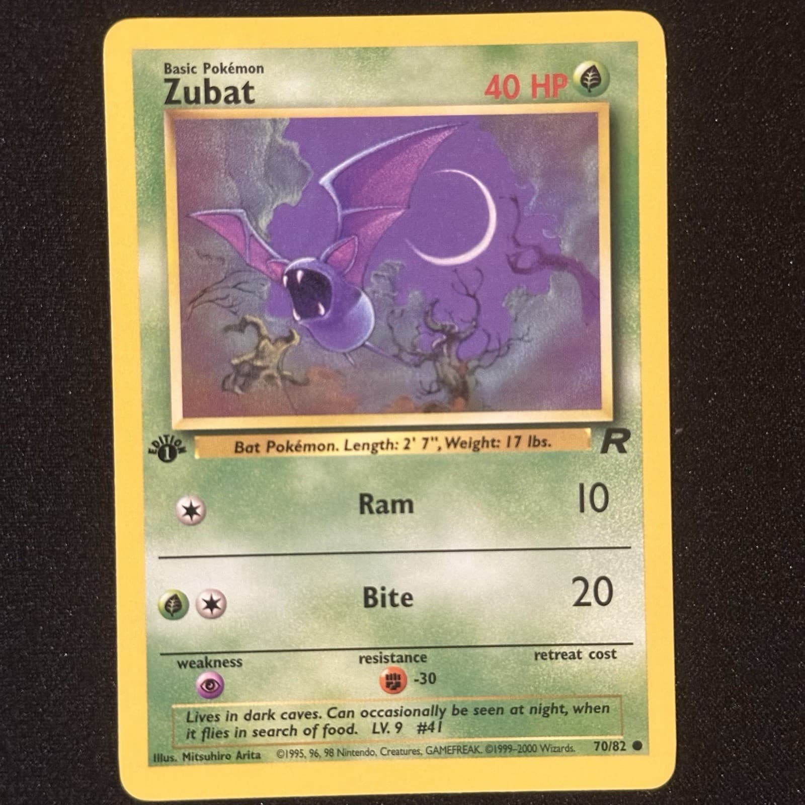 Zubat 2000 Pokemon Team Rocket example 2