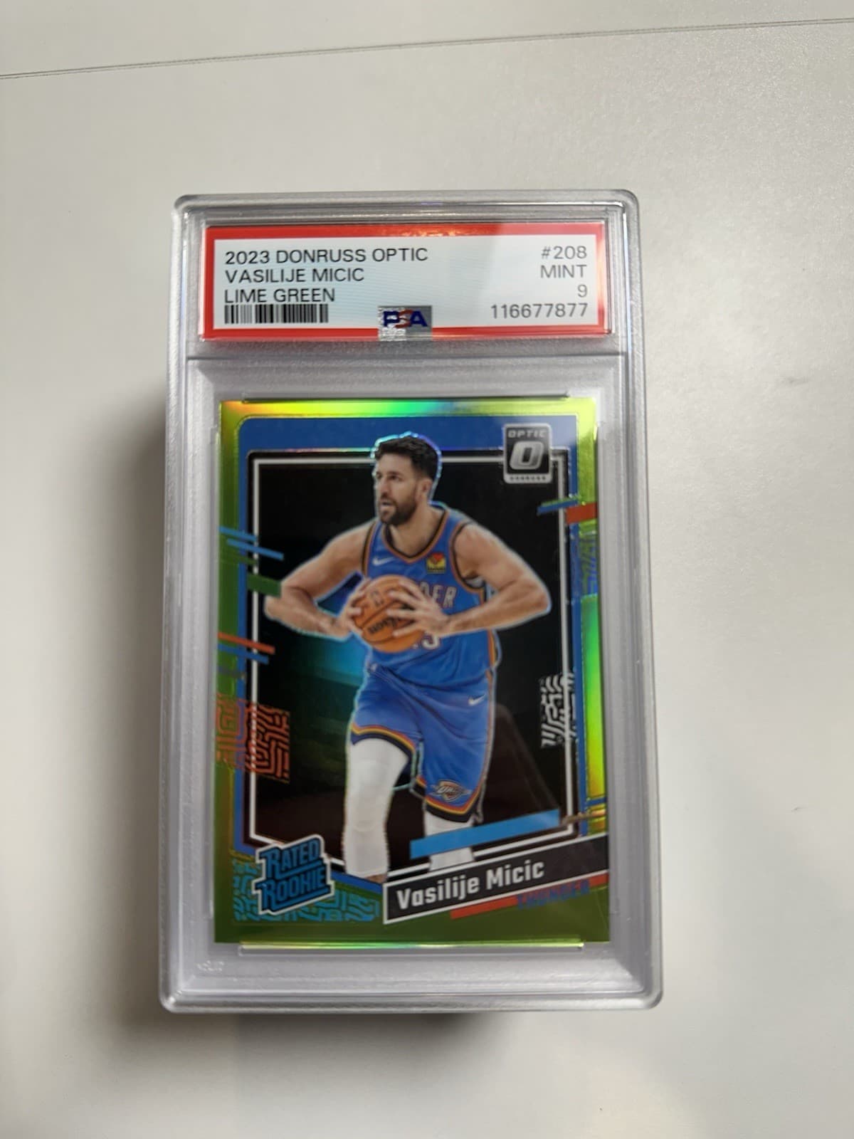 Vasilije Micic trading card