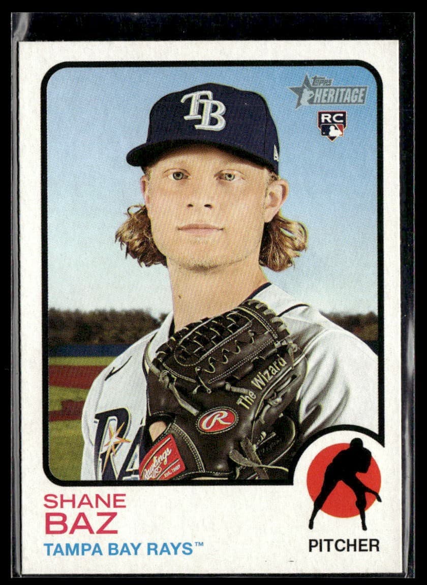 Shane Baz 2022 topps Topps Heritage