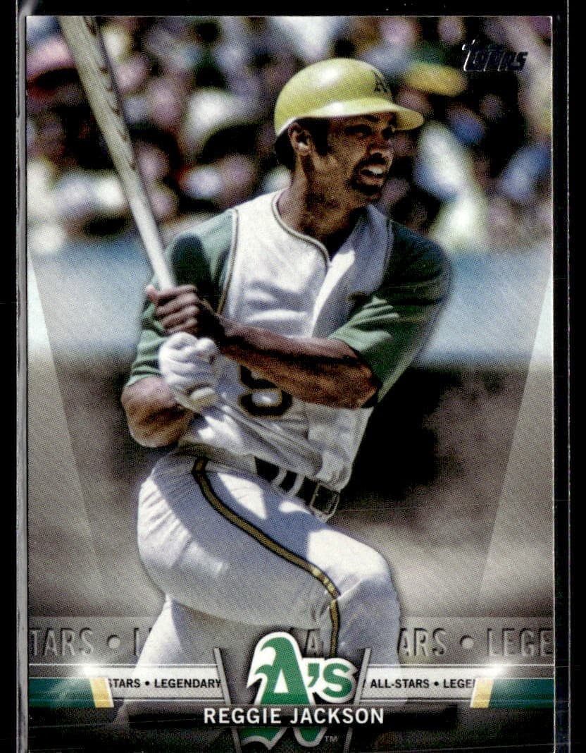 Reggie Jackson trading card
