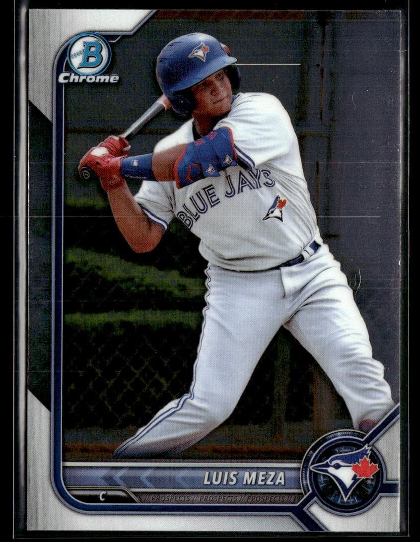 Luis Meza trading card