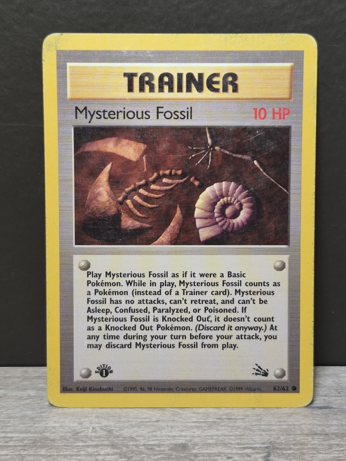 Mysterious Fossil trading card