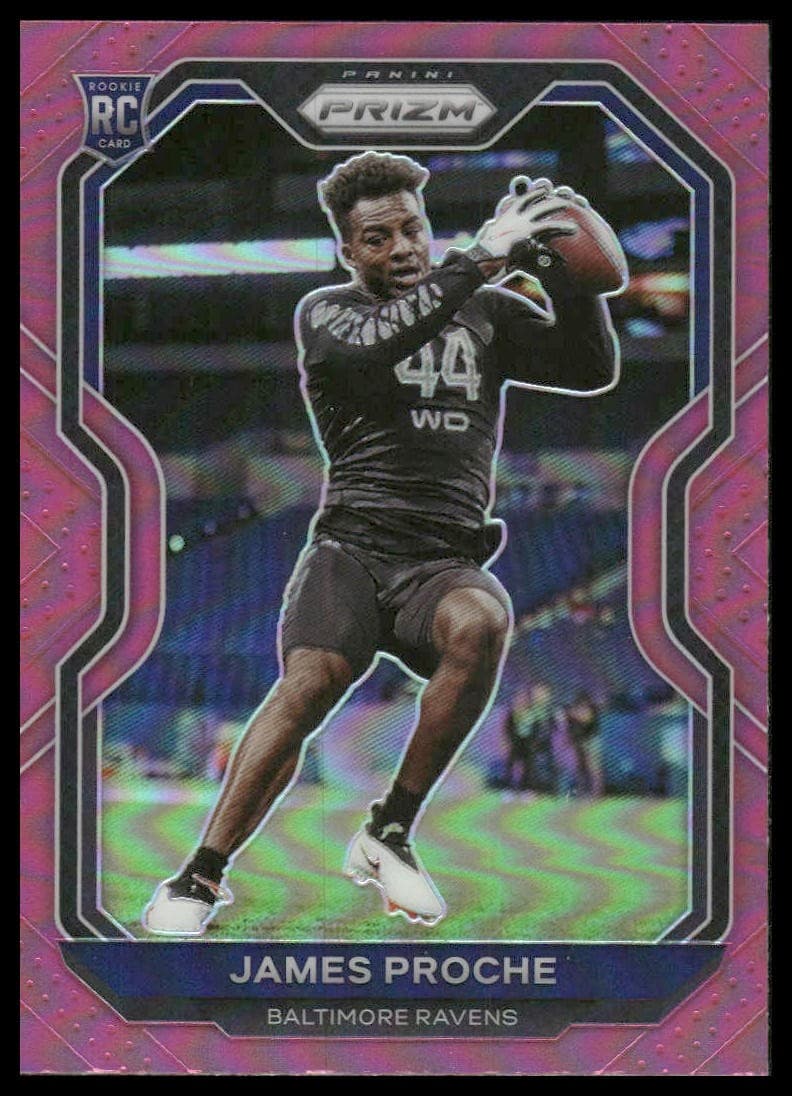 James Proche trading card