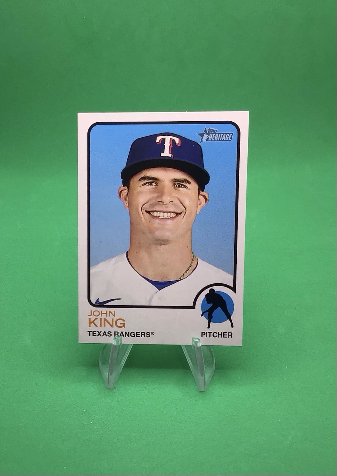 John King 2022 topps Topps Heritage