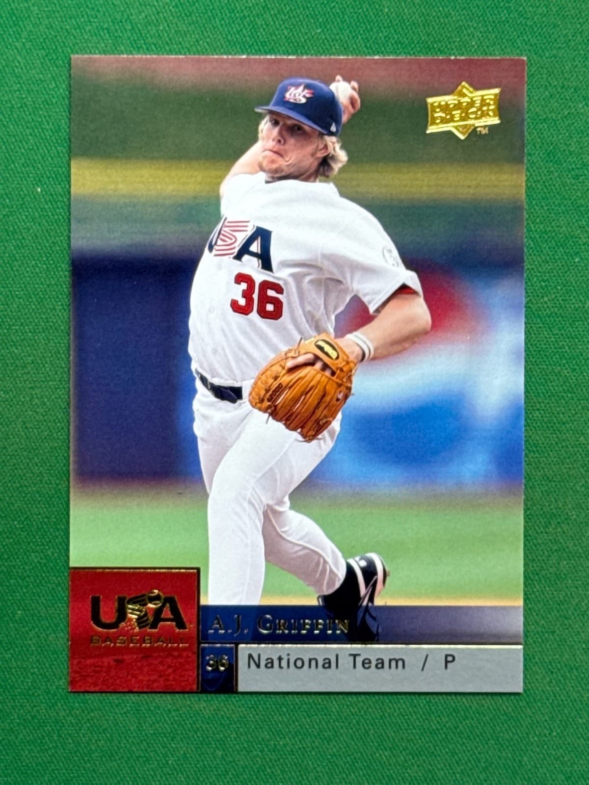 A.J. Griffin trading card
