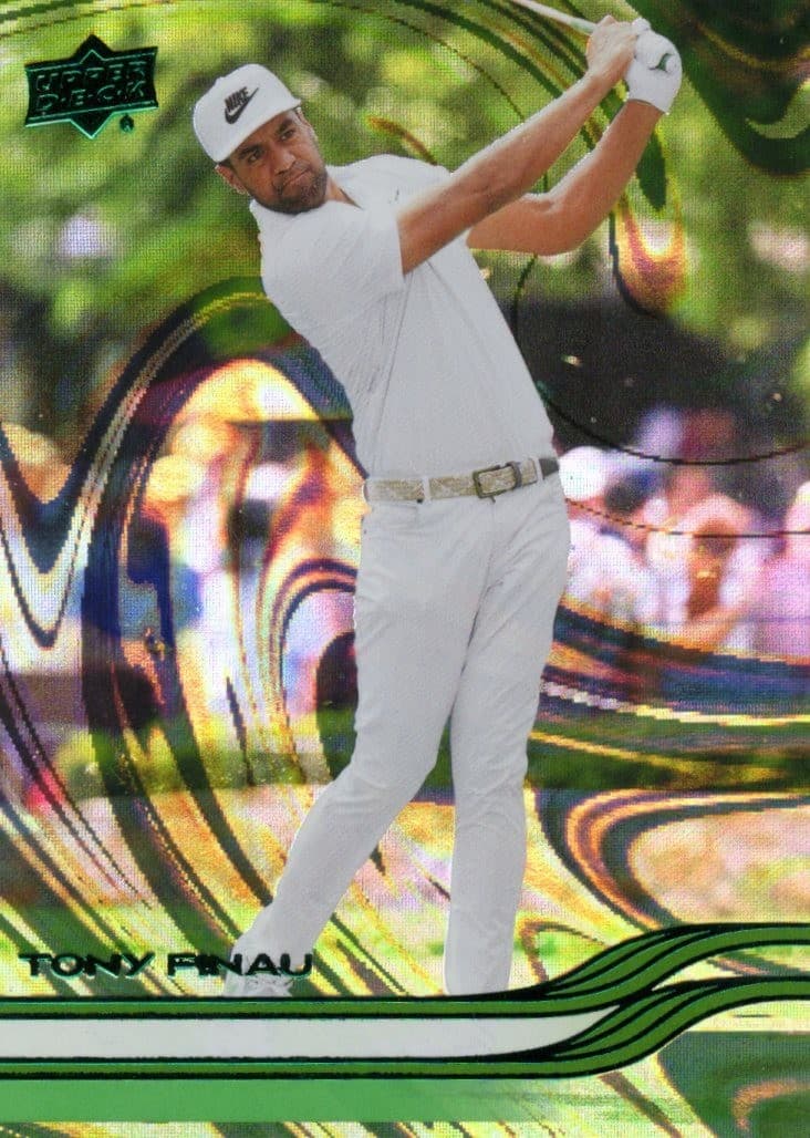 Tony Finau trading card