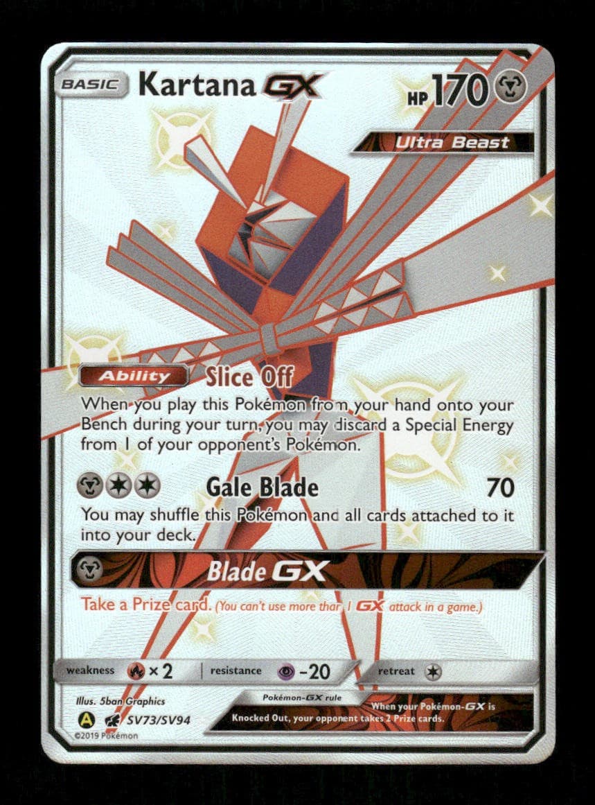 Kartana 2019 Sun Sun & Moon: Hidden Fates