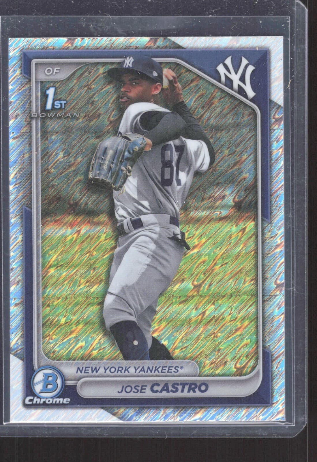 Jose Castro trading card