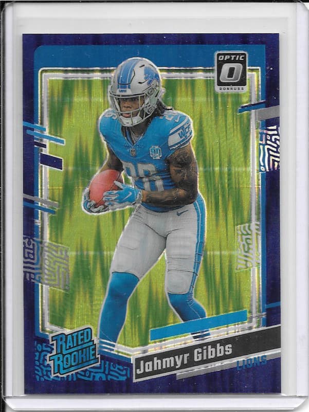 Jahmyr Gibbs trading card