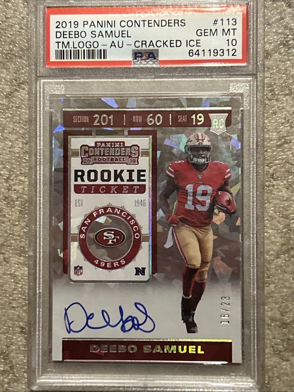 Deebo Samuel trading card