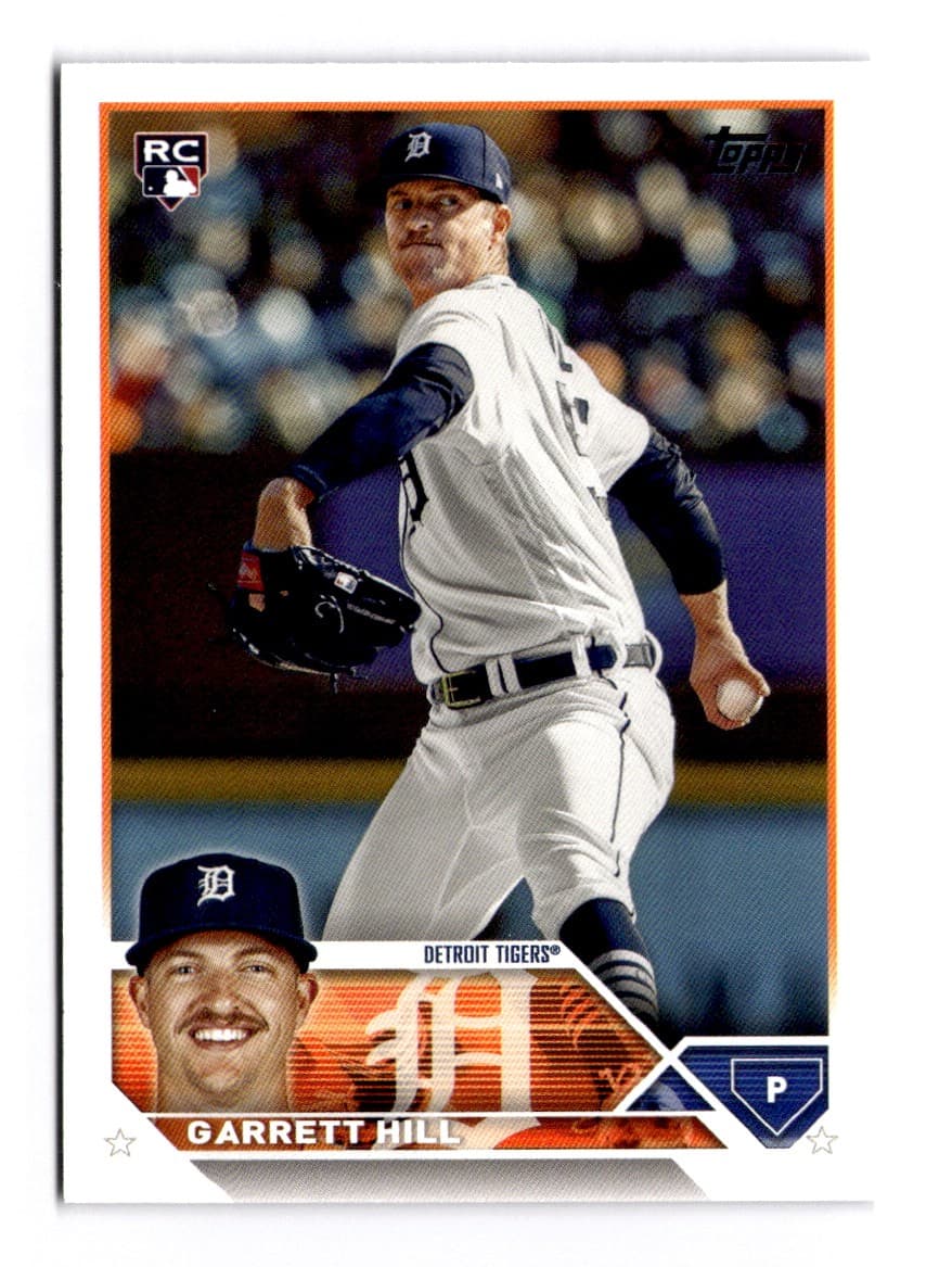 Garrett Hill trading card