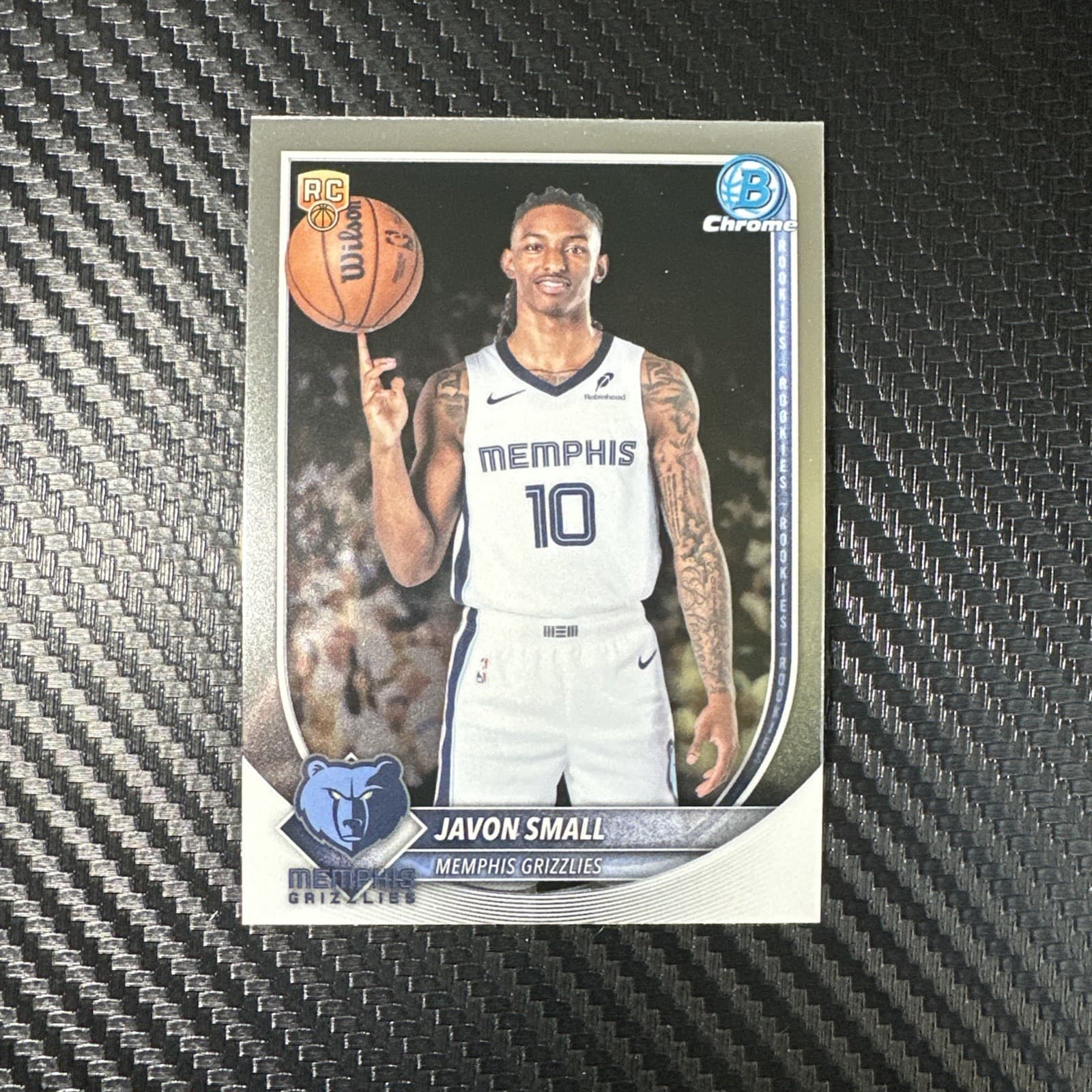Javon Small trading card