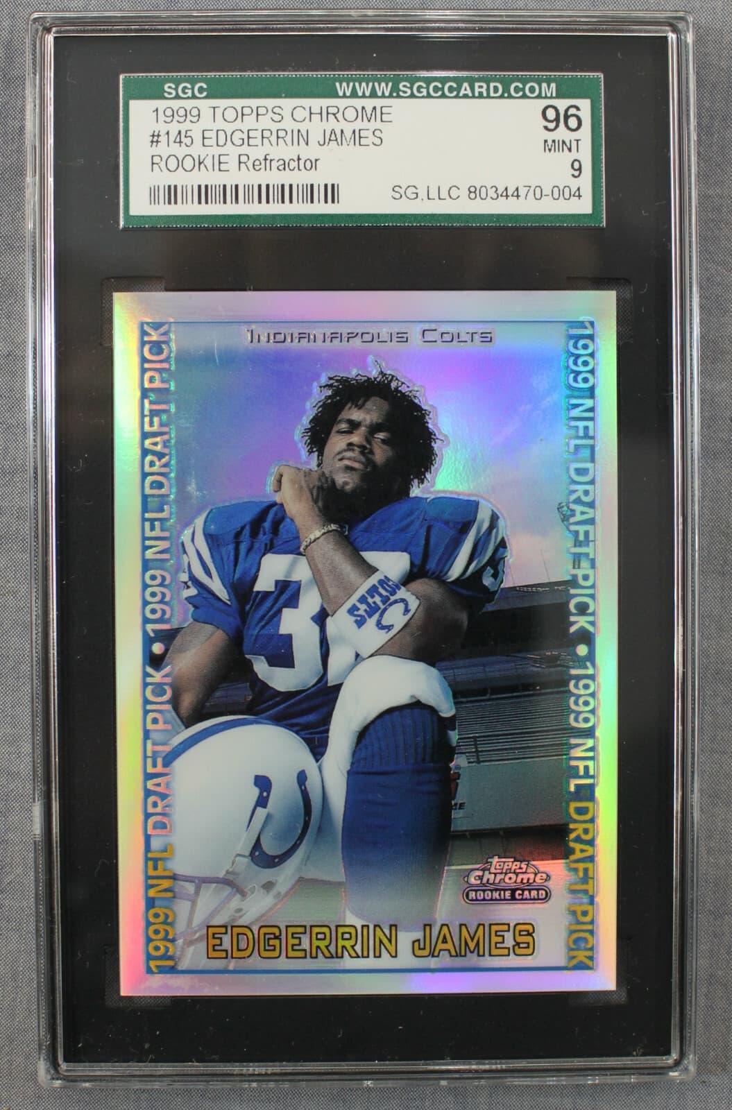 Edgerrin James trading card