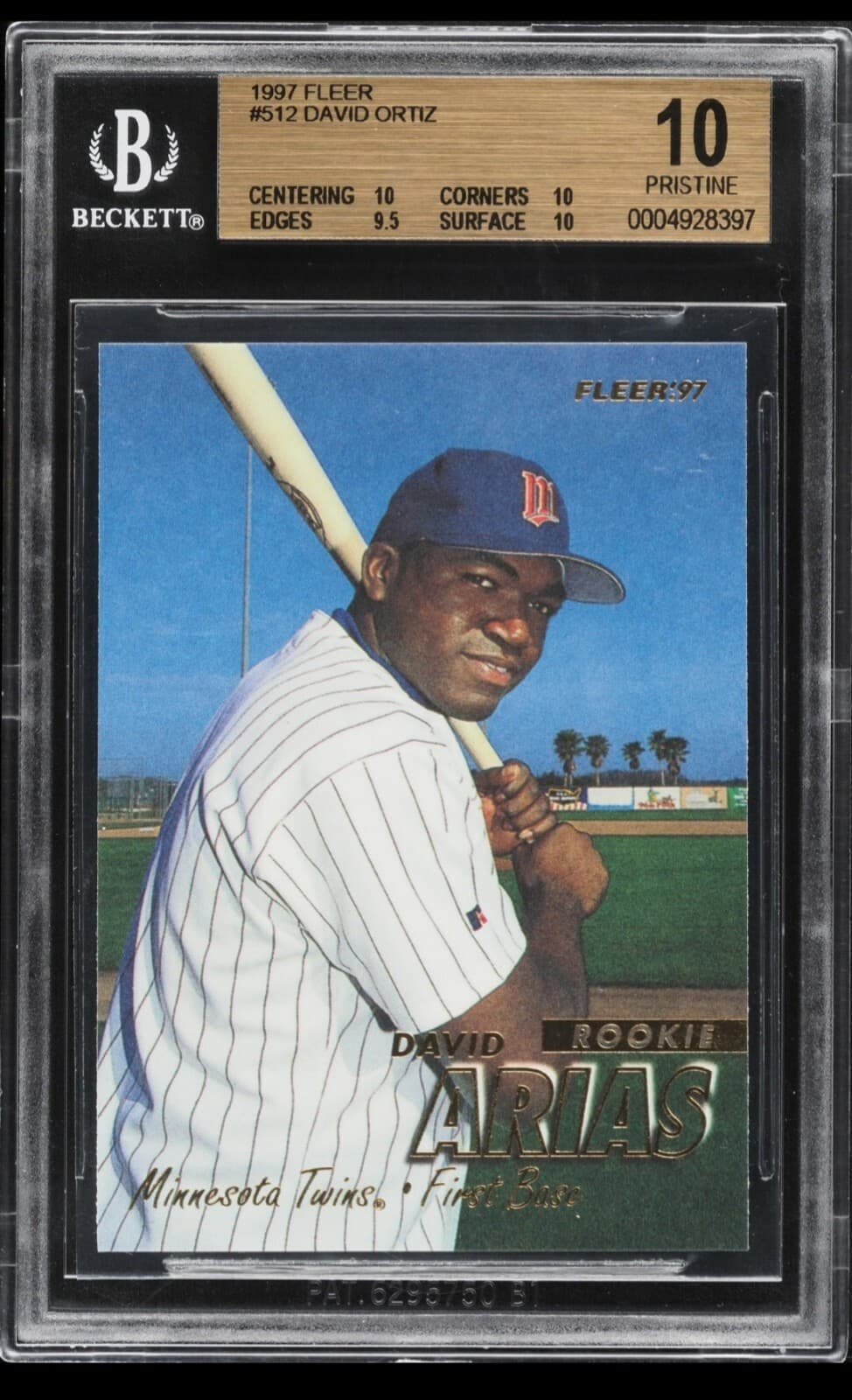 David Ortiz 1997 fleer