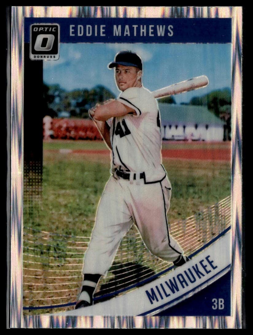 Eddie Mathews trading card