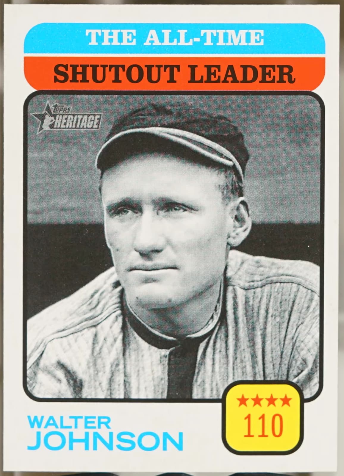 Walter Johnson trading card