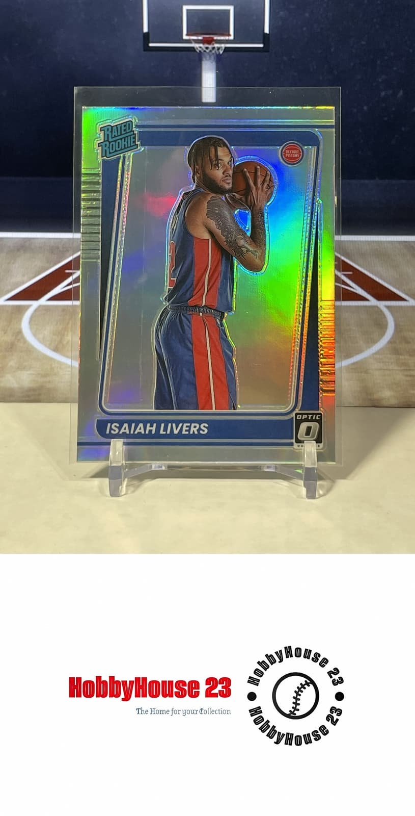 Isaiah Livers trading card