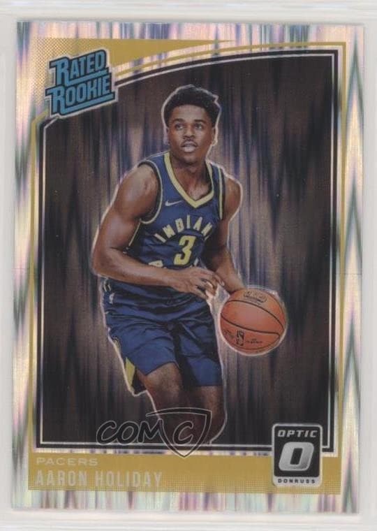 Aaron Holiday trading card