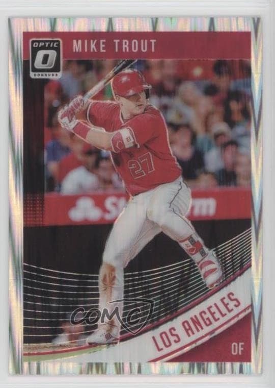 Mike Trout 2018 panini Donruss Optic