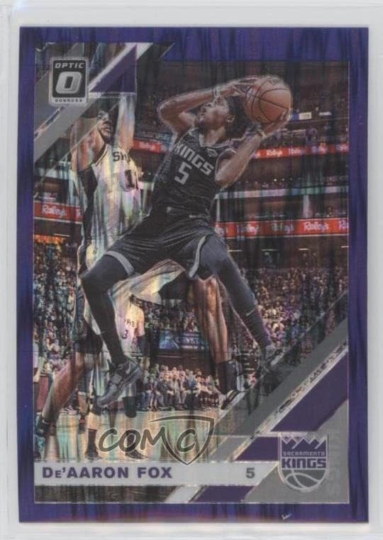 De'Aaron Fox 2019 panini Donruss Optic