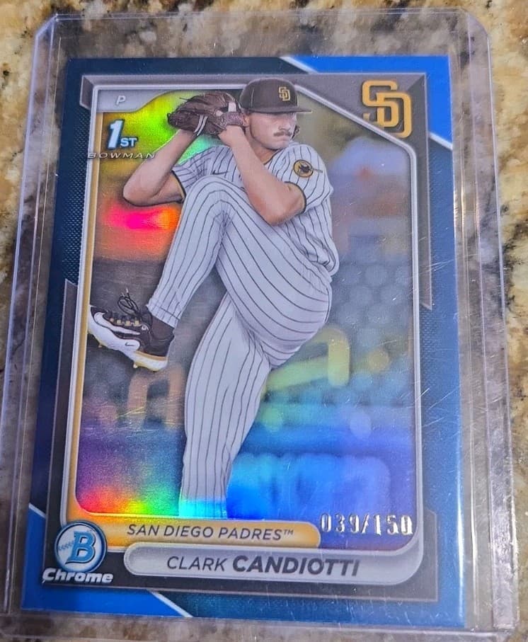 Clark Candiotti trading card