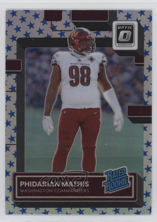 Phidarian Mathis trading card