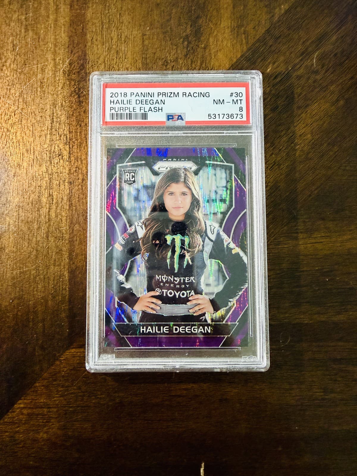Hailie Deegan trading card