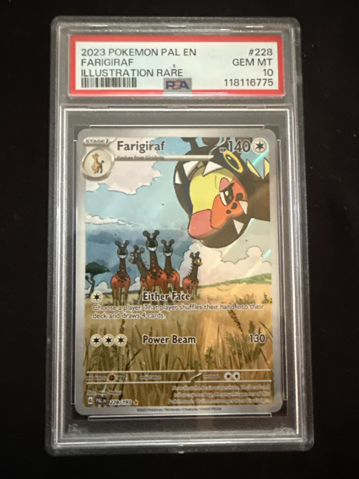 Farigiraf trading card