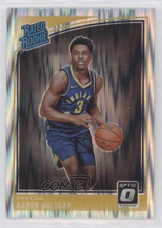 Aaron Holiday trading card
