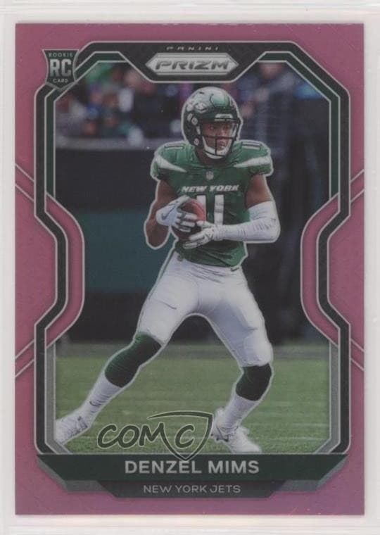 Denzel Mims trading card