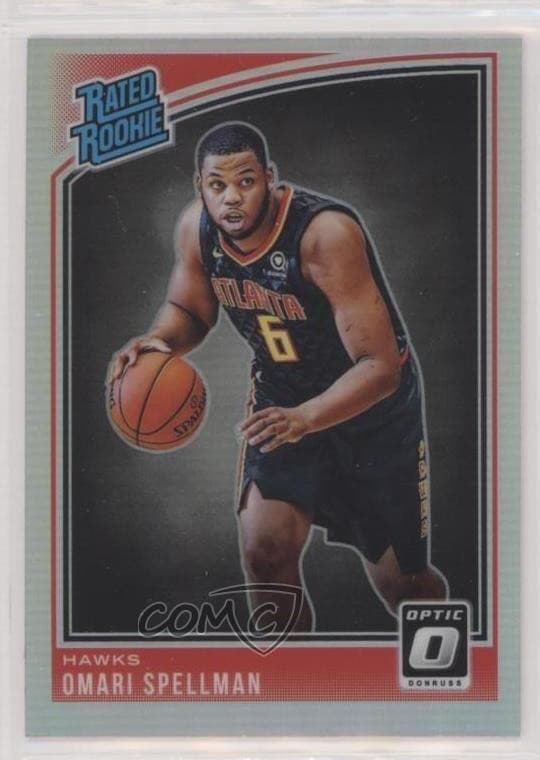 Omari Spellman trading card