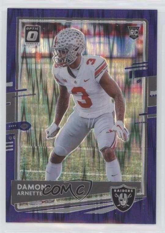 Damon Arnette trading card
