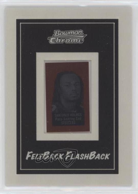 Santonio Holmes trading card