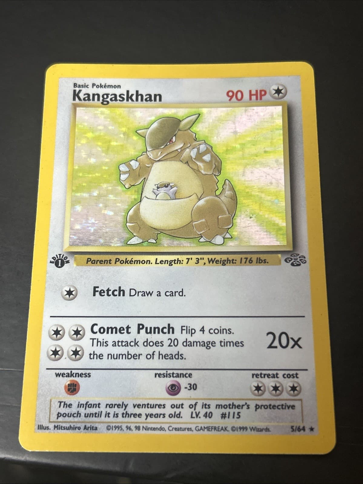 Kangaskhan 1999 Pokemon Jungle