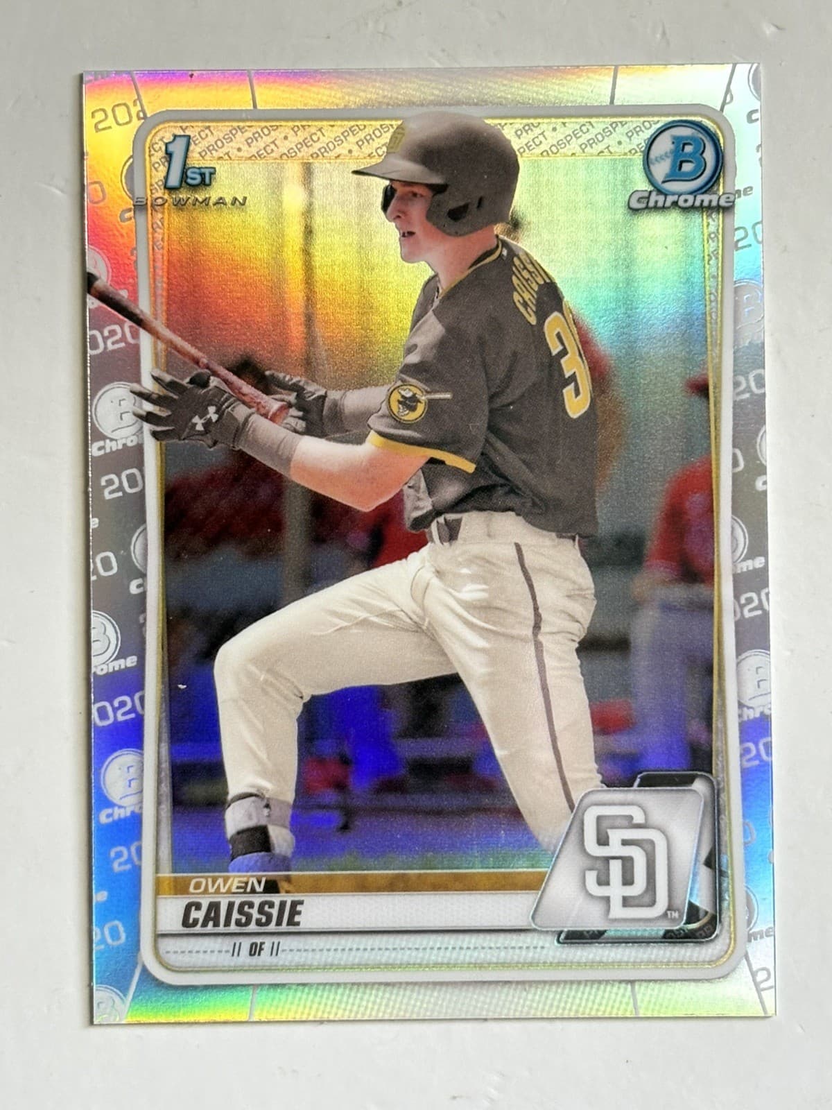 Owen Caissie trading card